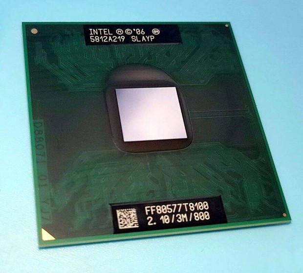 Intel T8100 M0 Slayp Core 2 Duo processzor 2.1Ghz 45nm 800 FSB Socketp
