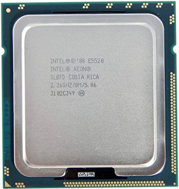 Intel Xeon E5520 / E5530-as processzorok