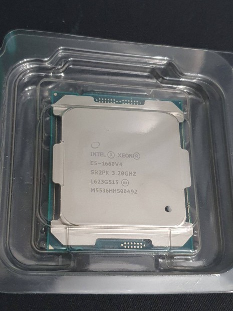 Intel Xeon E5-1660 v4 cpu 8 mag/16 szal x 3.2-3.8 Ghz