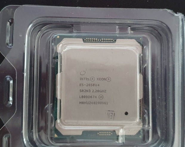 Intel Xeon E5-2650 v4 cpu 12 mag/24 szal x 2.5-2.9 Ghz, 2011v3