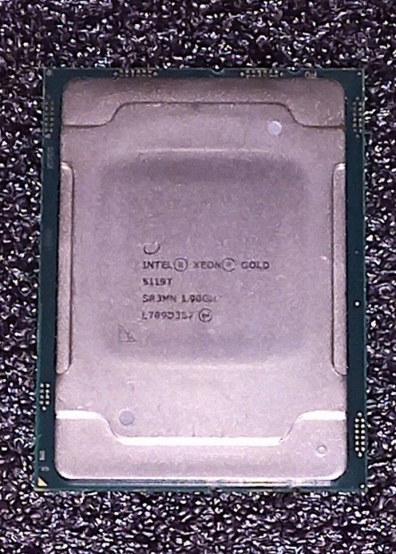 Intel Xeon Gold 5119T CPU, LGA3647, 85W TDP, 14C/28T