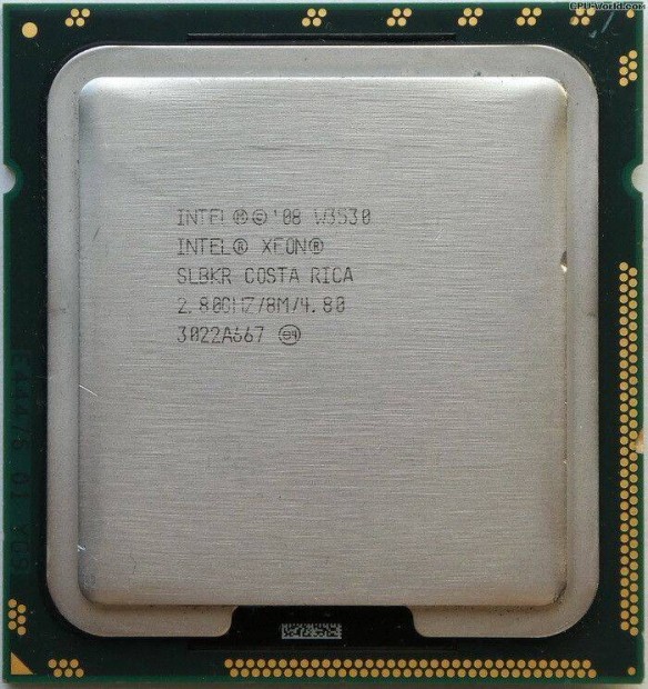 Intel Xeon W3530 CPU, szmtgp processzor, LGA1366