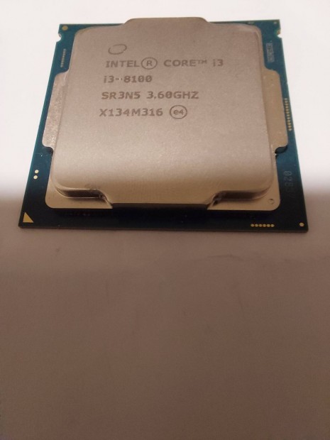 Intel core i3 8100 3.60 GHz elad!