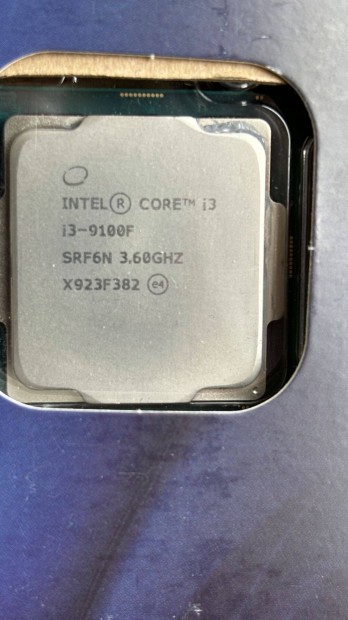 Intel core i3 9100F 9th gen Processzor CPU