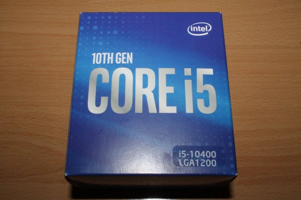 Intel i5-10400 / LGA1200 hatmagos processzor + doboz + gyri j ht