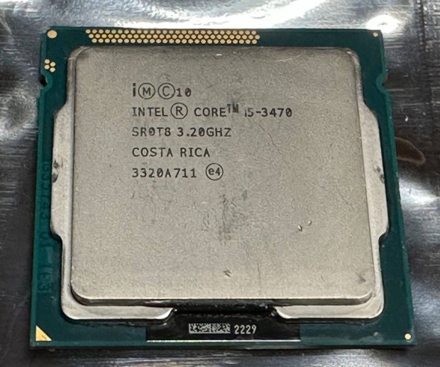 Intel i5-3470 processzor elad