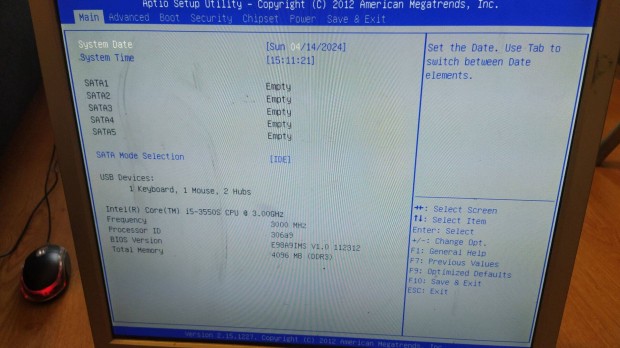 Intel i5 3550S CPU processzor htvel