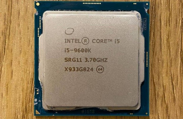 Intel i5 9600K cpu processzor