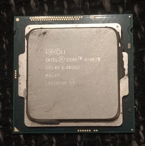 Intel i5 CPU processzor