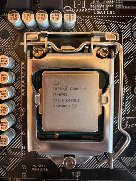 Intel i7 6700 processzor+Asus h110m alaplap