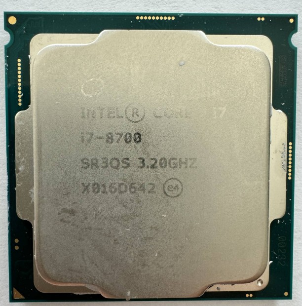 Intel i7-8700 3.20 GHZ / 2db