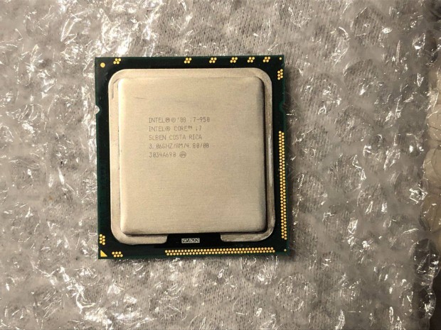 Intel i7-950 1. gen processzor LGA 1366 alaplapokhoz hibtlan