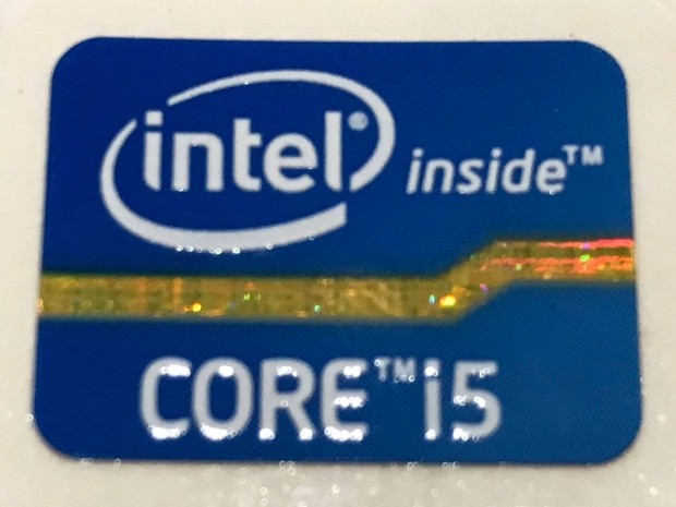 Intel inside i5 hologramos matrica