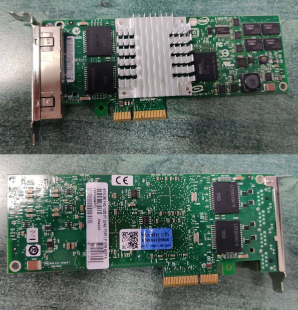 Intel kett s ngy portos hlzati krtyk, PCI-e, gigabit