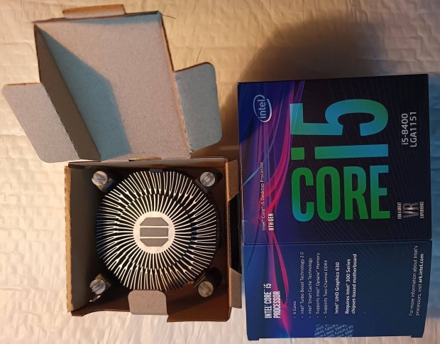 Intel lga1151 pocesszor ht + doboz i5-8400