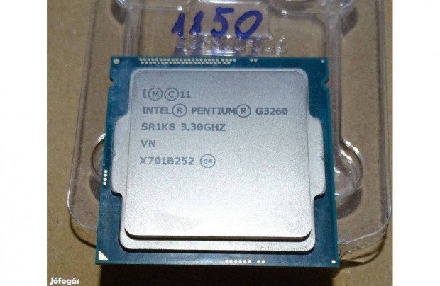 Intel processzor 3.3 GHZ G sorozat