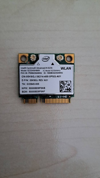 Intel wlan adapter 6235 advanced n