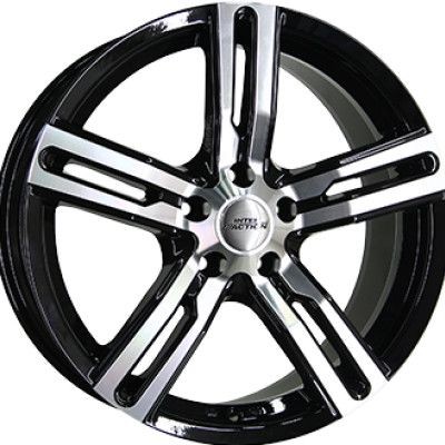 Inter Action KARGIN F�nyes fekete Pol�rozott 6,5X16 5X120 ET45 CB72,6