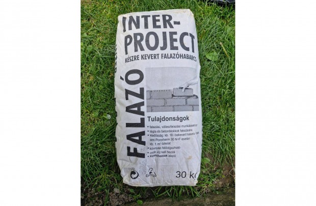 Inter-Project kszre kevert falaz habarcs 30 kg-os zsk