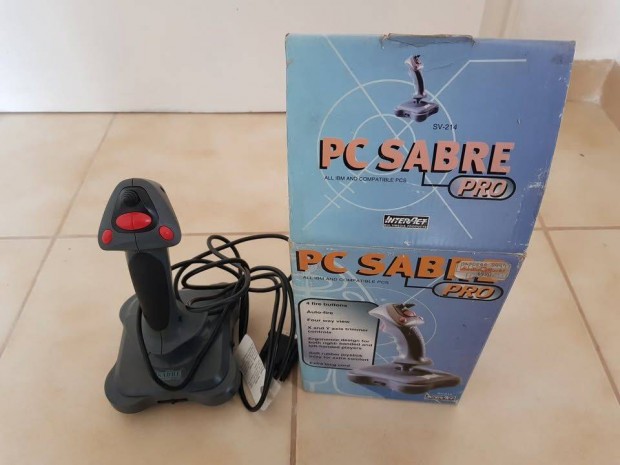 Interact SV-214 PC SABRE Pro gameport-os joystick kontroller