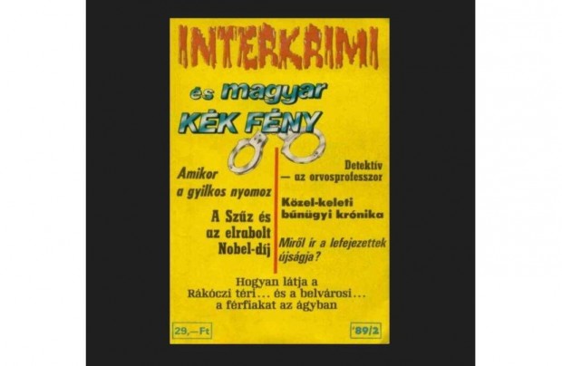 Interkrimi s magyar Kk Fny "89/2