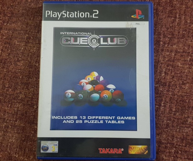 International Cue Club Playstation 2 eredeti lemez ( 2500 Ft )