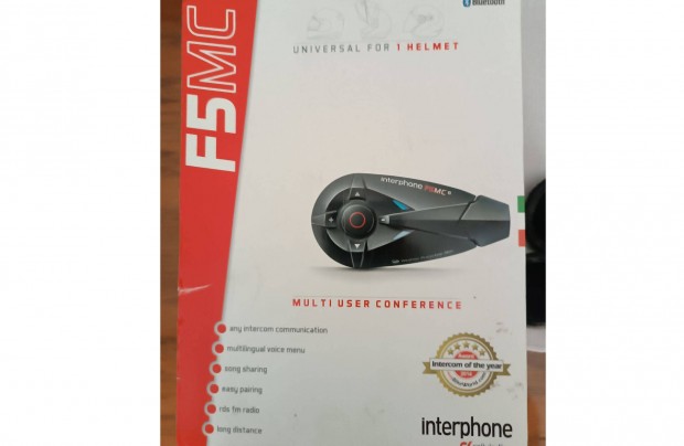 Interphone F5MC motoros kommunikci