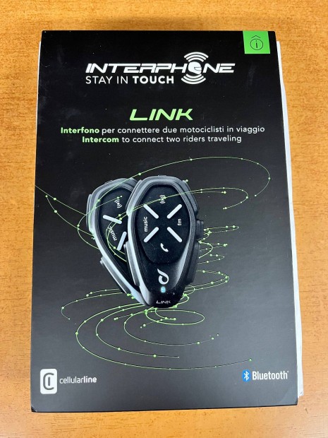 Interphone Link Twin Pack motoros sisakbeszl j