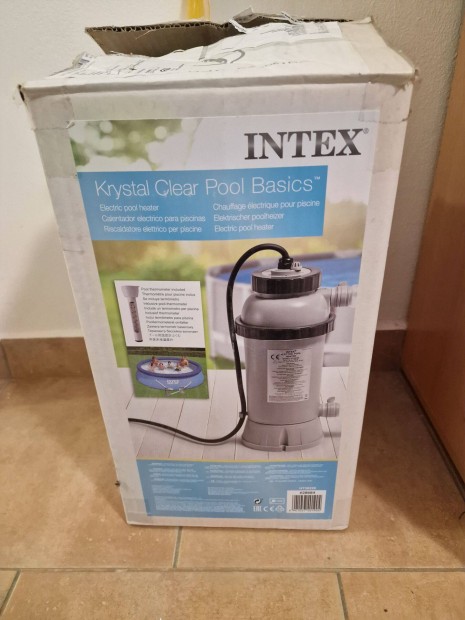 Intex 3kW medencefűtés új FI-relével