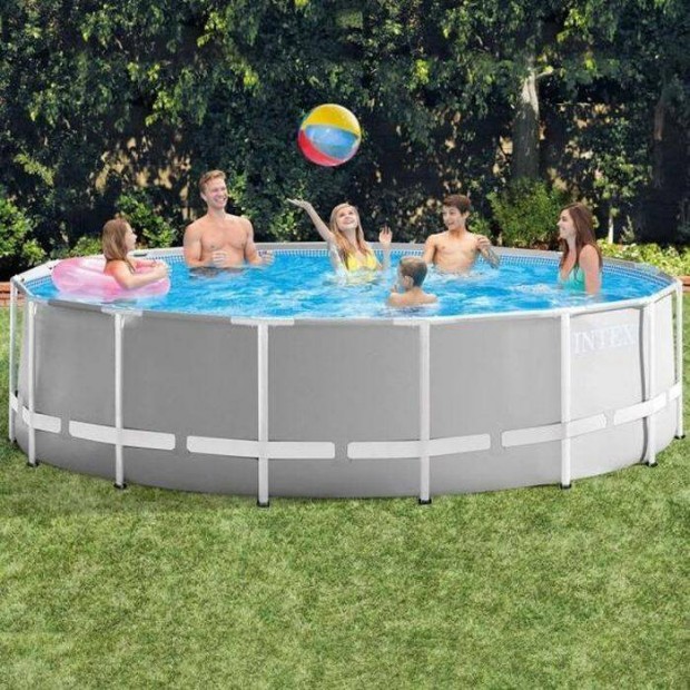 Intex Prism Frame premium Pool 457x122cm-es medence elad( bontatlan)