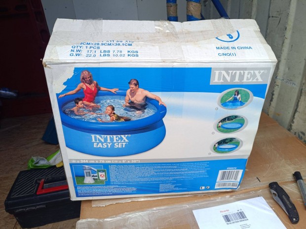 Intex gyors medence 244x76 cm (zozizo)