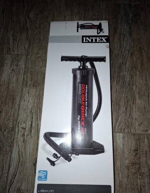 Intex műanyag kézi pumpa