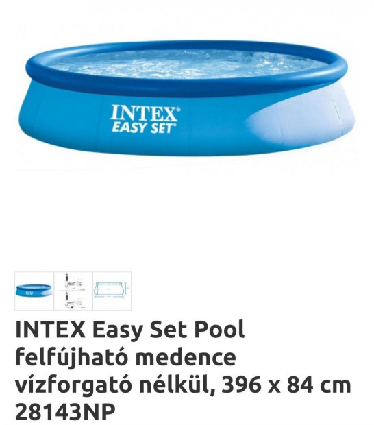 Intex puha fal medence 39684