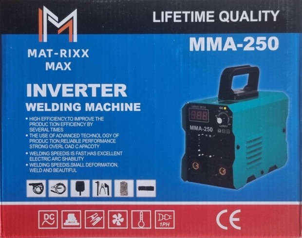 Inverteres hegesztő 250A Új inverter MMA hegesztő hegeszto
