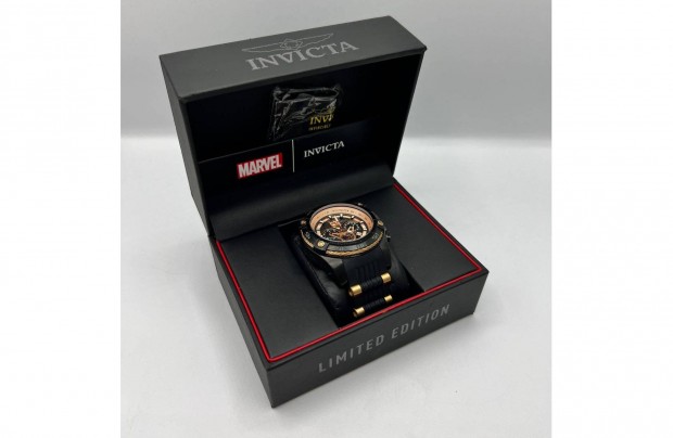 Invicta Marvel Black Panther 26804 karra, kvarc, kronogrf, acl