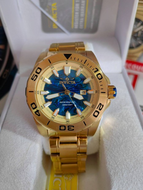 Invicta Pro Diver Blue frfi karra j 2 v garancival