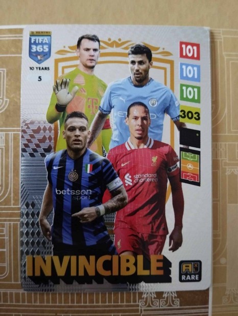 Invincible FIFA 365 2025 Golden Baller Top Master focis krtya