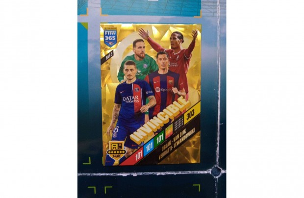 Invincible Panini Fifa 365 2024 Top Master focis krtya