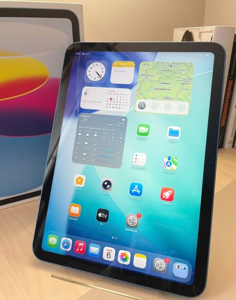 Ipad 10th, Wi-Fi + Cellular, K�k, 64GB, akku 96%, garis + tok