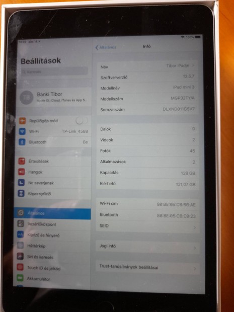 Ipad Mini 3 Wifi+ 128 GB