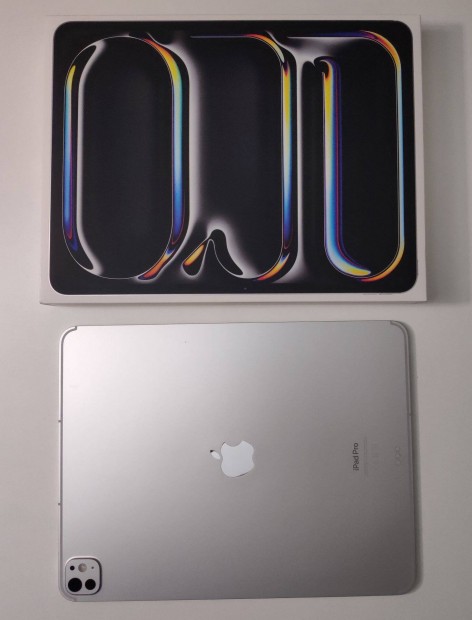 Ipad Pro 13" M4 - 2024, Cellular, WiFi 256GB, Apple garancia, ezst,