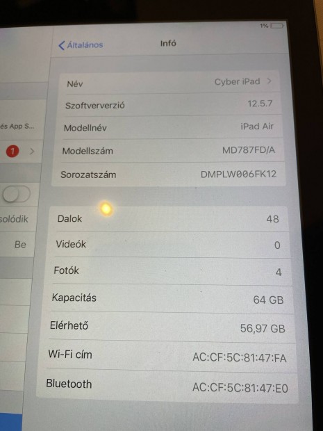 Ipad air 64gb