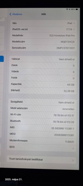 Ipad pro 10,5" wifi+sim+pen
