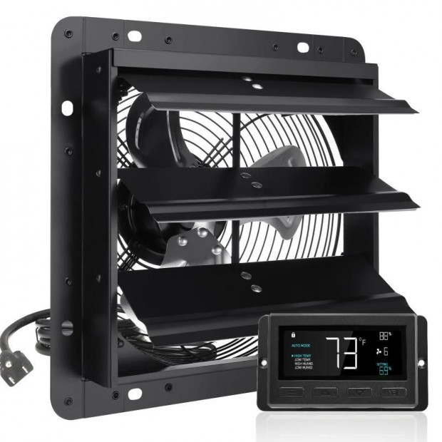 Ipari elszv ventiltor, szellztet  254 mm, 18 W
