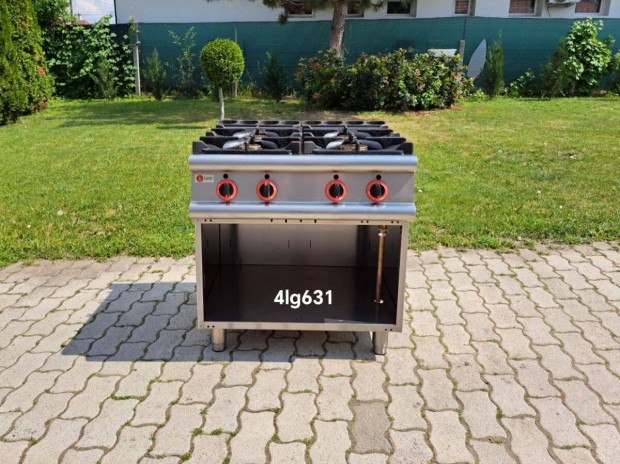 Ipari gáztűzhely, 4 égős - 4lg63
