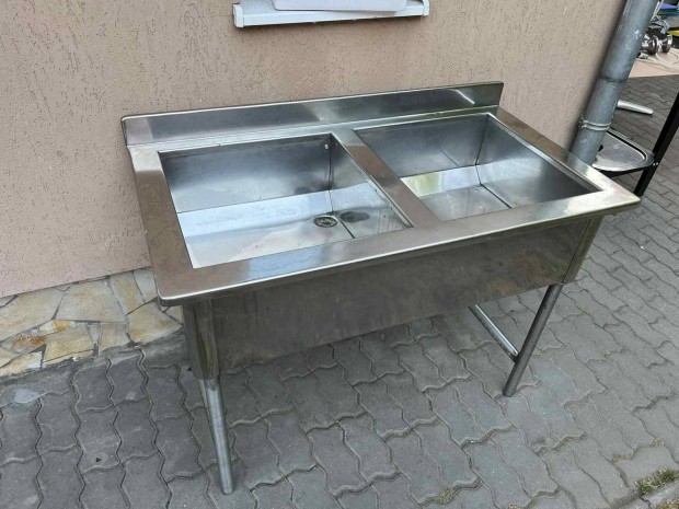 Ipari mosogató ,2 medencés mosogató