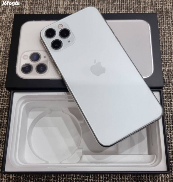 Iphone 11Pro, Silver, 64GB, 100% aksi, karcmentes elad