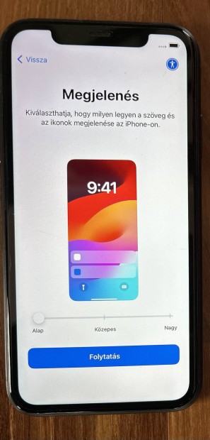 Iphone 11 128 GB krtyafggetlen fekete