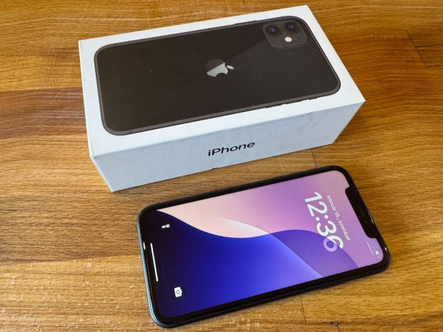 Iphone 11 64 GB Black, 95% akku, Bomba ron