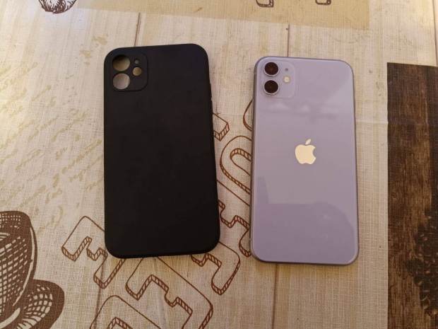 Iphone 11 ,64gb Lilla sznben kivl llapotban